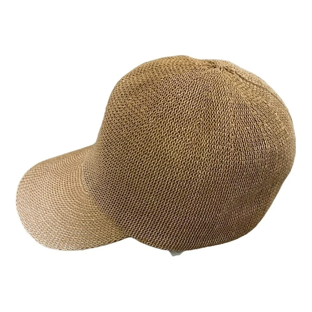 Zara Home Baseball Hat Size S Mesh Beige With Semi Curved Peck - Picture 1 of 5